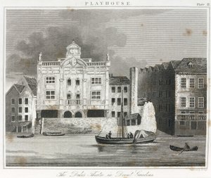 ドーセット・ガーデンズのデューク・シアター」、ロンドン、1820年頃 作： Unbekannt