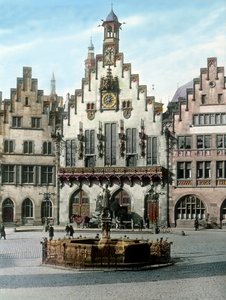 フランクフルト市庁舎はレーマーと呼ばれる 作： Unbekannter Künstler