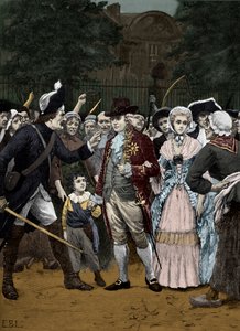 A Família Real Francesa a caminho da Assembléia 1792 作： Unbekannter Künstler