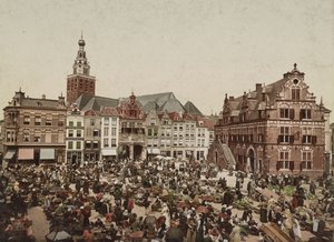 グレートマーケット、ナイメーヘン、1900年頃 作： Unbekannt
