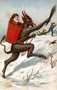 クランプス、1910年頃（絵葉書） 作： Unbekannter Künstler