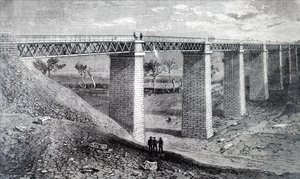 Moorabool Viaduct（モーラブール高架橋）。 作： Unbekannt