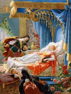 眠れる森の美女と魅力的な王子 19世紀後半 （クロモリトグラフ） 作： Unbekannter Künstler