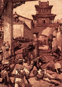 中国での戦争天津での戦い 作： Unbekannter Künstler