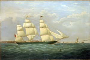 1853年の進水を記念したクリッパー「マチルダ・ワッテンボック号