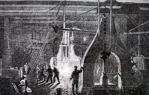 Robert Stephenson and Companyの製造フロア。 作： Unbekannt