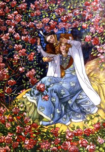 眠れる森の美女と王子、1911年頃（イラスト） 作： Unbekannter Künstler