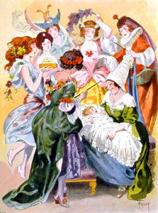 眠れる森の美女 1910-1920年頃（イラスト） 作： Unbekannter Künstler