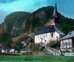 ブレゲンツ近郊のロイテの町 作： Unbekannter Künstler