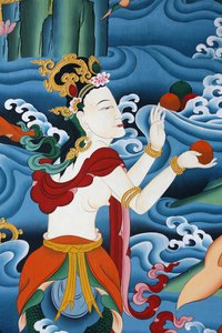 チベットの神々。ネパール、カトマンズ、コパン僧院 作： Unbekannt