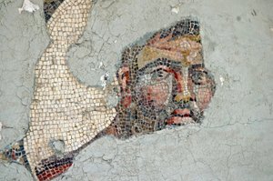 2人のアスリートのモザイク（トルコ、サマンダギ出土 作： Unbekannt