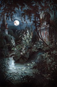 ウンディーネ、1900年頃（イラスト） 作： Unbekannter Künstler