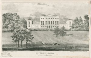Uttoxeter-Doveridge Hall：lithograph、nd [c 1839] 作： Unbekannt