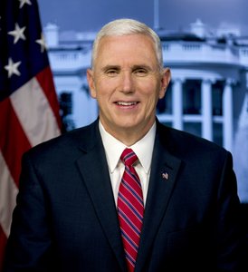 マイク・ペンス副大統領、2017年（写真） 作： Unbekannter Künstler