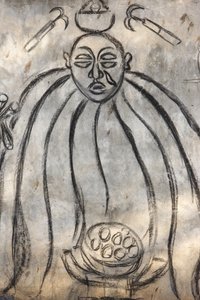 ブードゥー教の神格化（トーゴ、ロメ 作： Unbekannt