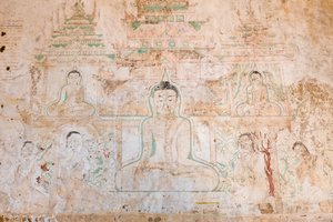 壁画、スラマニ パト、バガン (写真) 作： Unbekannter Künstler