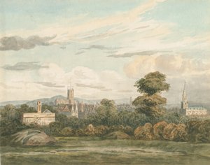 ウォルバーハンプトン-サウスビュー：水彩画、ND [c 1830] 作： Unbekannt