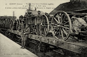 第一次世界大戦イギリス砲兵列車 作： Unbekannter Künstler