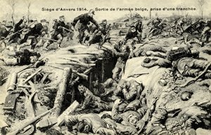 第一次世界大戦アントワープ包囲戦 作： Unbekannter Künstler