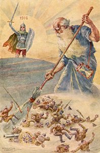 第一次世界大戦の寓話 作： Unbekannter Künstler