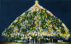 世界最大の生きたクリスマスツリー、ウィルミントン 作： Unbekannter Künstler
