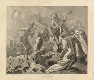 Nuori rakkaus, Karlsruhe, n.1850 (kaiverrus) 作： Unbekannter Künstler