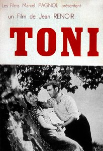 ジャン・ルノワール監督作品『Toni』のポスター 1934年 作： Unbekannt