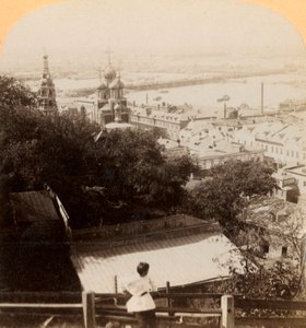 ナイジノヴゴロド、ロシア、すべての国の夏の市場、1898年。 作： Underwood and Underwood