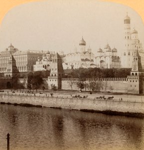 クレムリン、モスクワ、ロシア-古代の皇帝が眠っている、1898年。