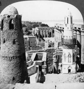 ルクソール神殿、エジプト、1905年。