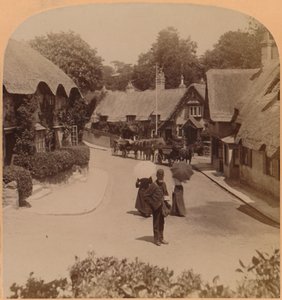 シャンクリンの趣のある家、ワイト島、イギリス、1900年。