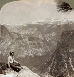 ヨセミテバレー、カリフォルニア州、アメリカ、1902 作： Underwood and Underwood