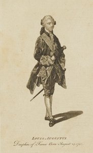 ルイ・アウグスト、フランス王太子 作： 身元不明