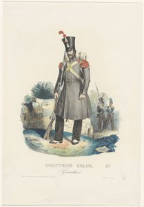 ベルギーの擲弾兵、1831 ベルギーの歩兵。 (擲弾兵。) (オブジェクトのタイトル) 作： Unknown