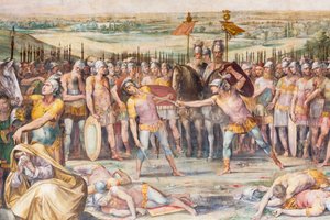 Horace and Curiatii、ローマ、イタリア 作： Unknown