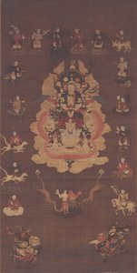 ダキニ天の曼荼羅＜Ḍākiṇī 作： 不明