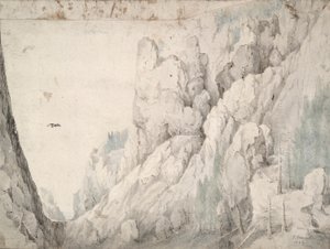 山岳風景 作： Unknown