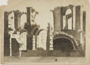 ローマ時代の遺跡 作： Unknown