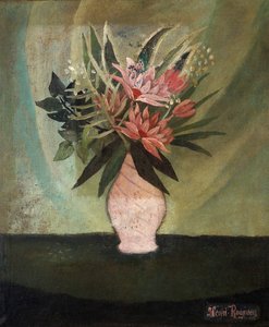 静物、花瓶の花 作： Unknown