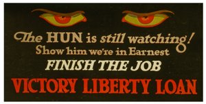 フンはまだ見ています！彼が本気であったことを示してください-仕事を終えてくださいVictory Liberty Loan.rnc.1917 作： Unknown