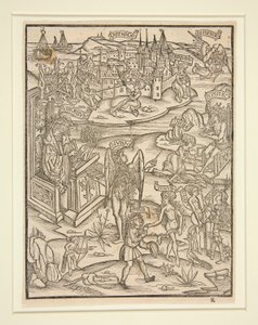 ストラスブール ヴァージルの木版画、1502 年 作： Unknown