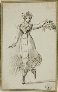 若い女性のダンス