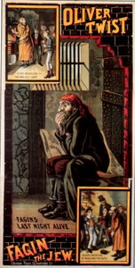 1880年代 イギリス オリバー・ツイスト ブックプレート 作： Unknown Artist