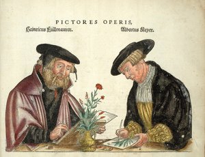 挿絵を描いた2人のアーティスト、Albert MeyerとVeit Rudolph Speckle、Leonhart Fuchsによる「De Historia Stirpium commentarii insignia,...」。