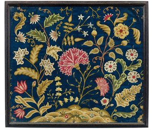 ジョージII刺繍の絵、1740年頃 作： Unknown