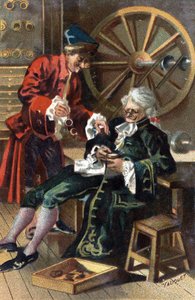 1745年、A Lunetier（Optician - 眼鏡メーカー）。
