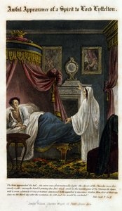 リッテルトン卿の前に幽霊が現れ、彼の死を告げる。1825.ビブル。Morando, Milan. 作： Unknown artist
