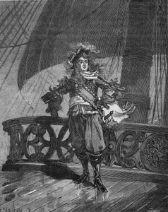トゥルヴィル提督（アンヌ・ヒラリオン・オブ・コスタンタン（コタンタン）、トゥルヴィル伯爵（1642年～1701年）。19世紀のエングレーヴィング。ジュール・ミシュレ著「フランス史」にて 作： Unknown artist