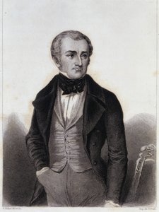 アドルフ・ティエール (1797-1877) - 『ルイ・フィリップの政治的・私的生活の歴史』に掲載された版画 作： Unknown artist
