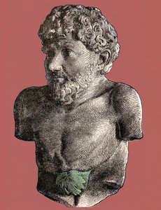 イソップ - ギリシャのファビュリスト、エソップの胸像（紀元前620年頃～564年頃 作： Unknown artist